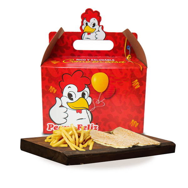 PEQUE FELIZ 2 quesadillitas + papas a la francesa