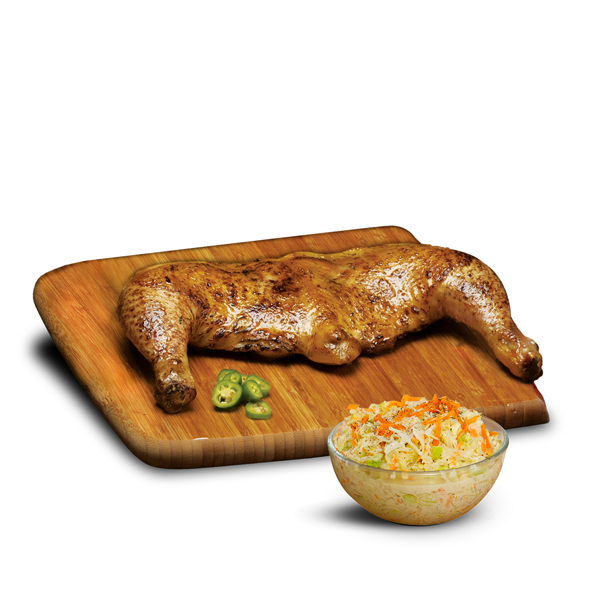 PKT Ahorres 1: medio pollo + 1 complemento
