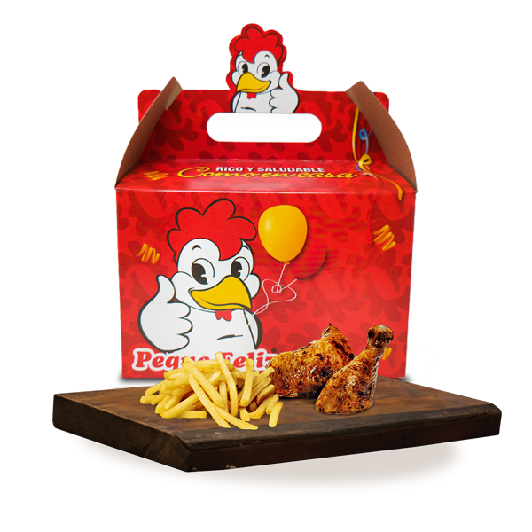 PEQUE FELIZ 2 piezas de pollo + papas a la francesa