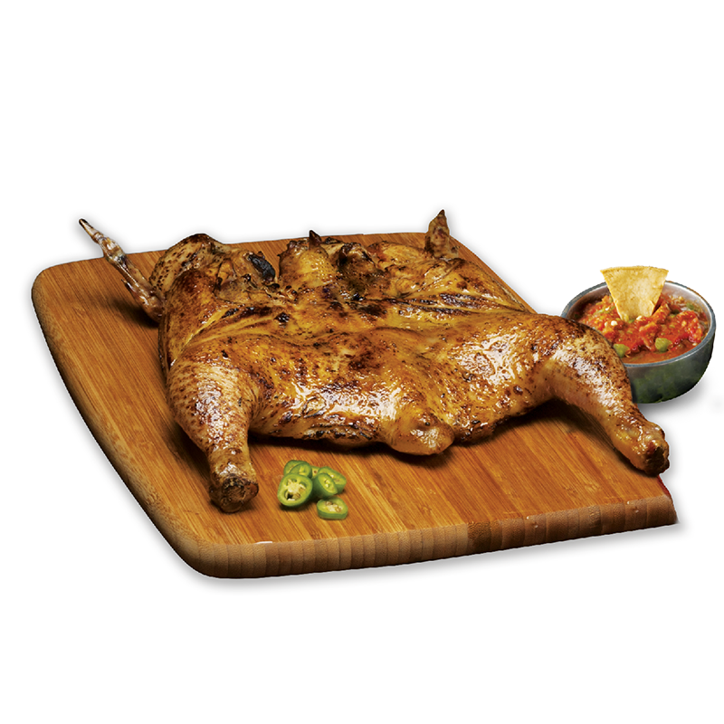 1 pollo asado completo